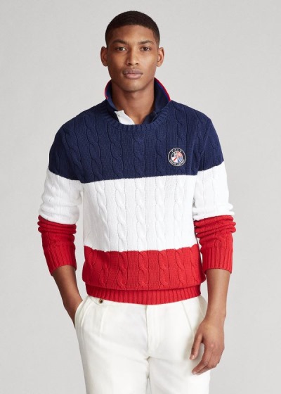 Polo Ralph Lauren Polo Cookie Cotton Striktrøje Herre Danmark (UGYVQ6138)